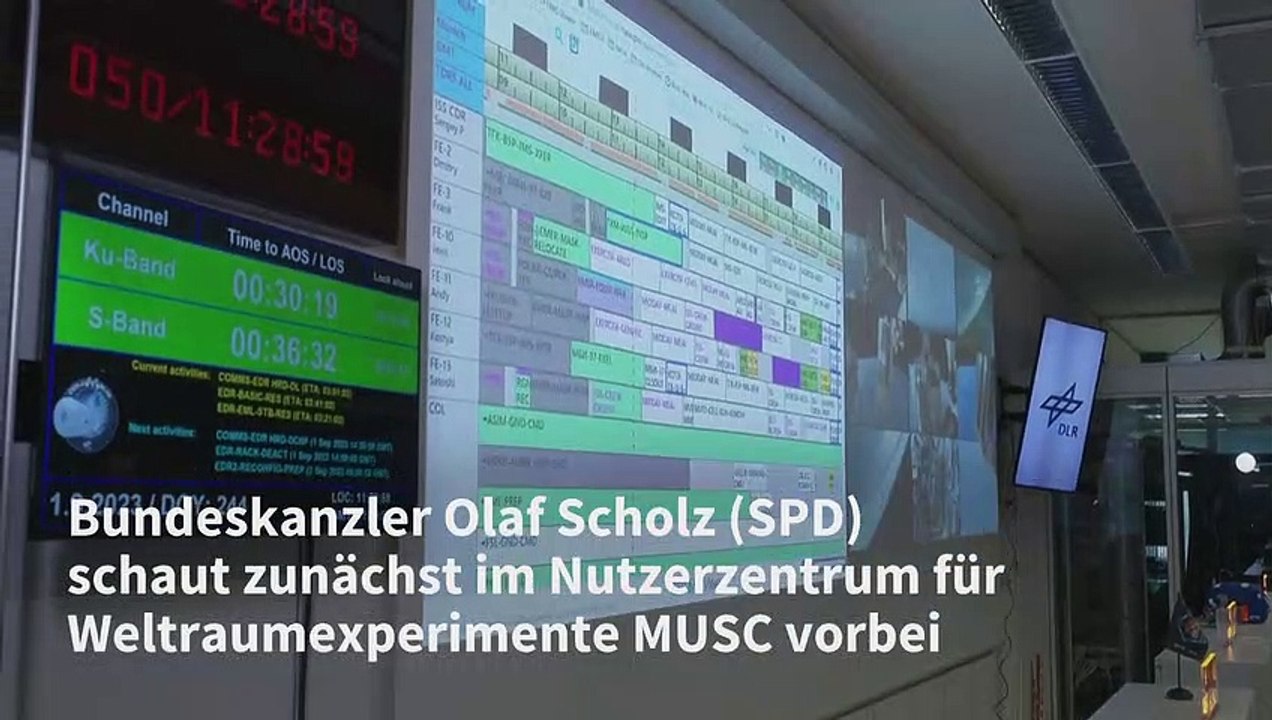 Scholz: Wir sind bei der Raumfahrt an der Spitze dabei