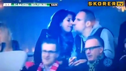 Franck Ribéry, en pleine démonstration d'élégance