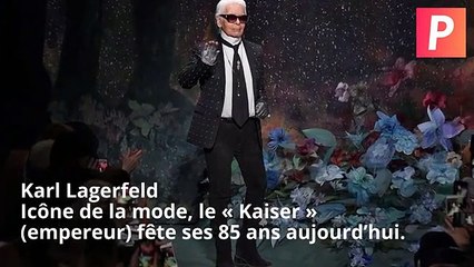 Karl Lagerfeld : Icône de la mode, le "Kaiser" fête ses 85 ans aujourd’hui