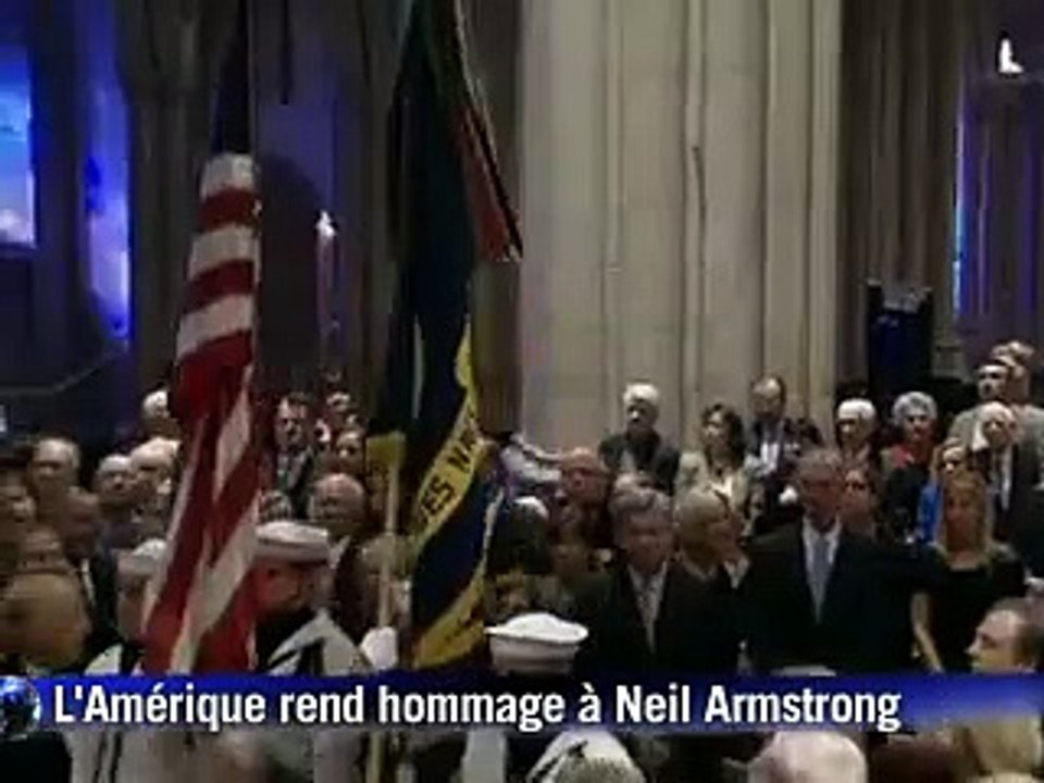 L'Amérique célèbre la mémoire de Neil Armstrong, premier homme sur la Lune