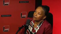 Christine Taubira oublie qu'elle est filmée et fait une grimace en direct
