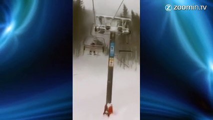 Vent de panique sur le télésiège