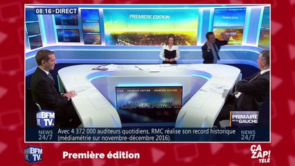 Christophe Delay fait un bisou à Nicolas Doze en direct sur BFM TV