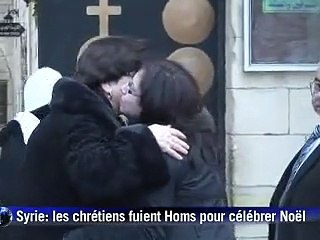 Syrie: les chrétiens fuient Homs pour célébrer Noël dans la montagne