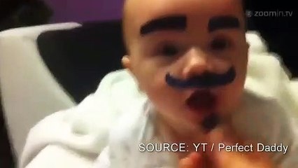 Ne laissez jamais un papa seul avec son bébé!