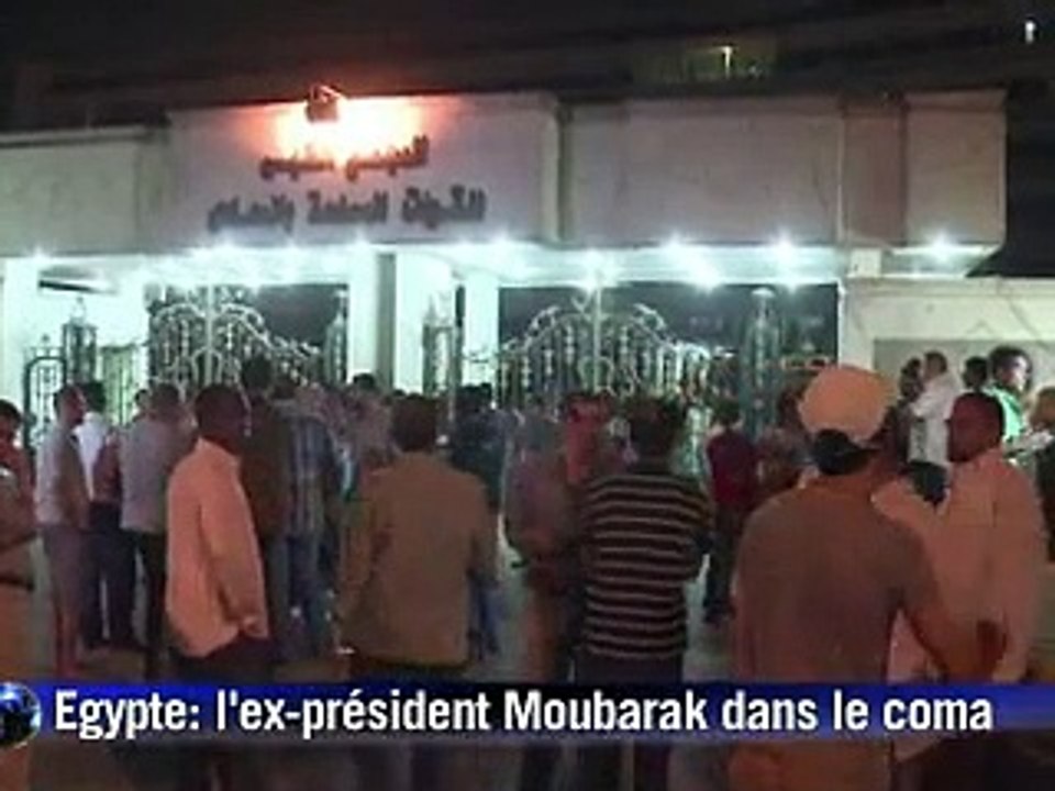 Egypte: Moubarak dans le coma, tensions autour du prochain président