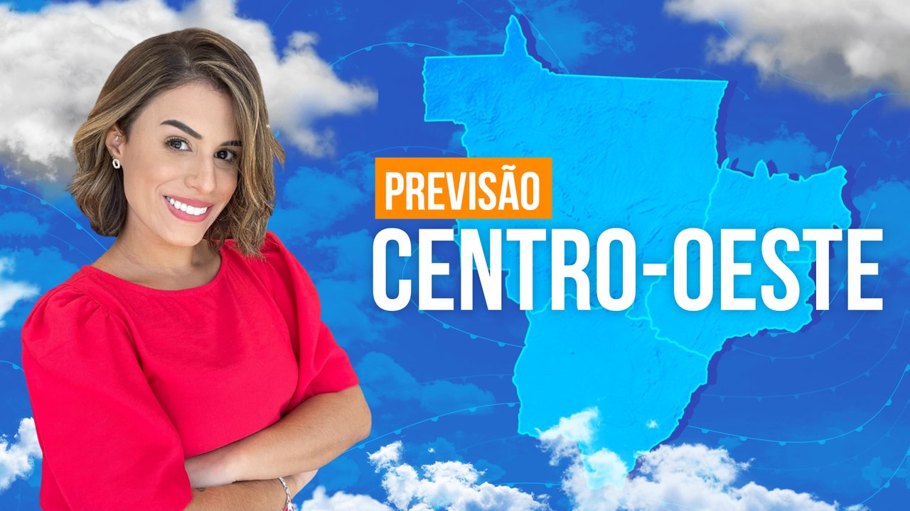 Previsão Centro-Oeste - Calor e pancadas isoladas na Região