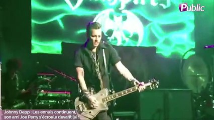 Johnny Depp : Les ennuis continuent, son ami Joe Perry s’écroule devant lui !