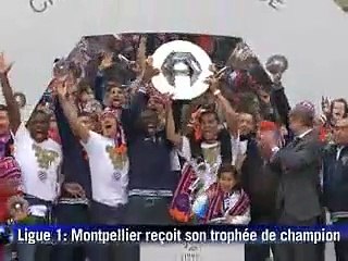 Ligue 1: quelque 30.000 Montpelliérains fêtent leurs héros