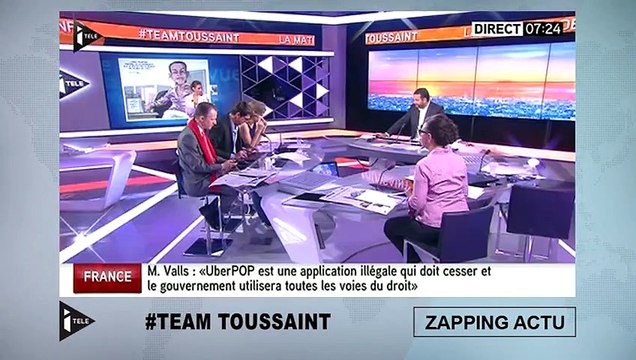 iTélé enc... : un homme insulte iTélé en direct