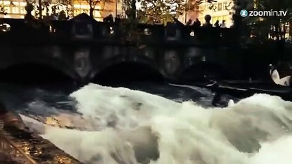 Munich: les surfeurs profitent des dernières vagues
