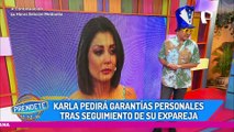 Karla Tarazona se quiebra en vivo por acoso de Rafael Fernández y pedirá garantías en su contra