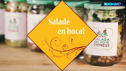 Salade en bocal : pommes de terre et citrouille