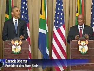 Afrique du Sud: Obama qualifie Mandela "d'inspiration pour le monde"