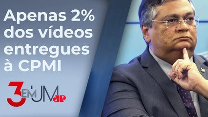 Dino entrega imagens de 4 câmeras, das 185 que existem no prédio da Justiça