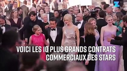 Les stars avec les plus gros contrats commerciaux