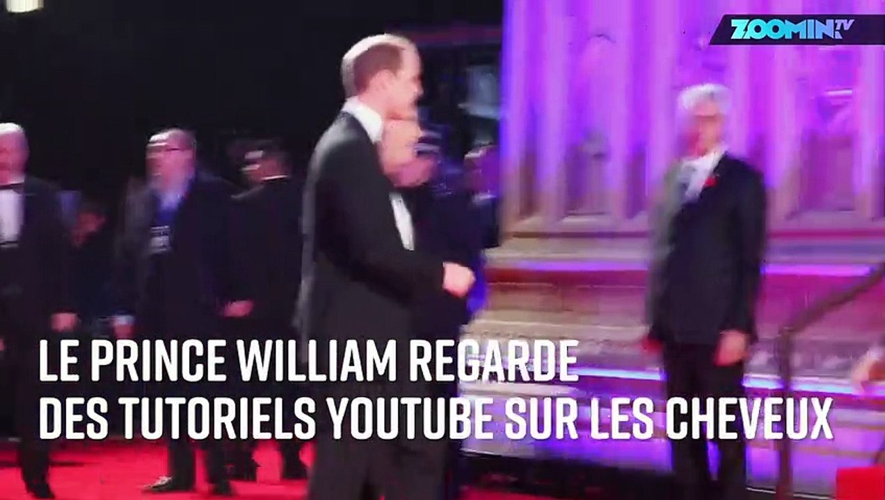 Le prince William regarde des tutos YouTube sur les cheveux