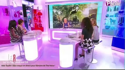 Exclu vidéo : Aïda Touihri : Elle craque en direct pour Slimane de The Voice !