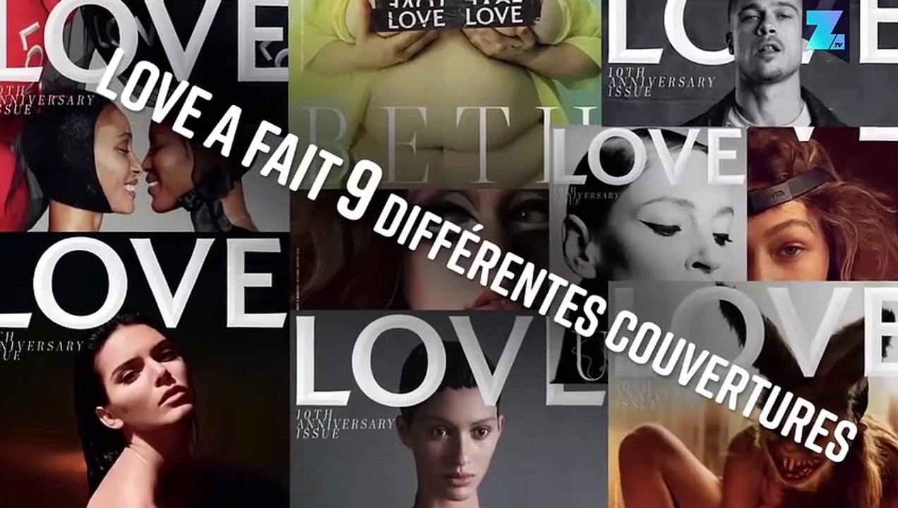 Brad Pitt fait la couv' de Love magazine