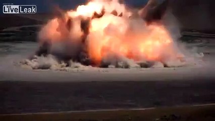 Après l'explosion, une impressionante onde de choc