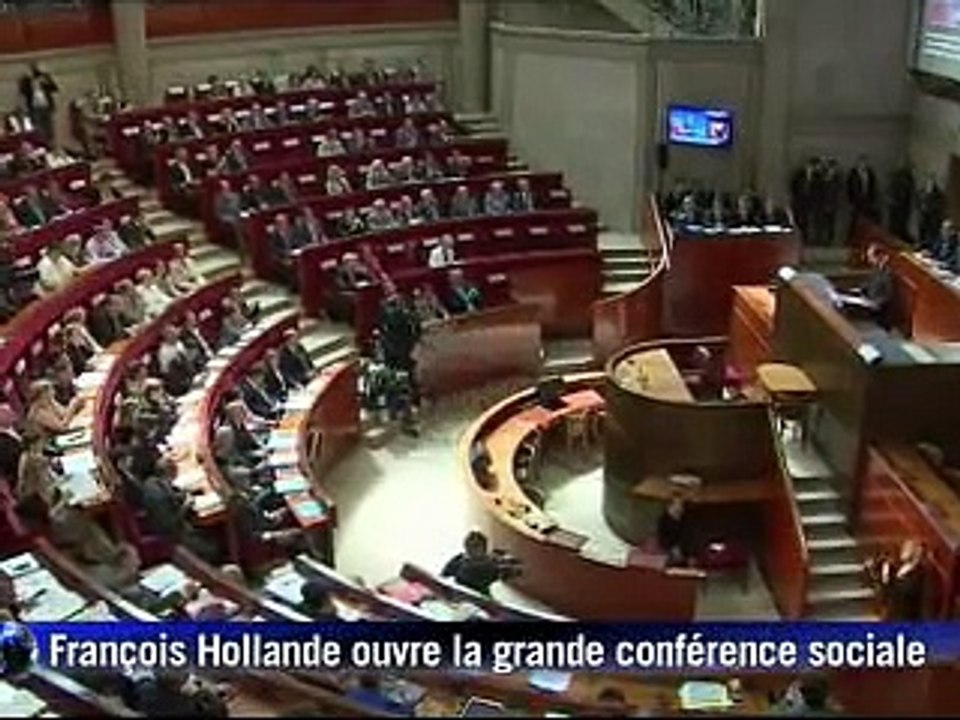 Conférence sociale: bal syndical et patronal sa...