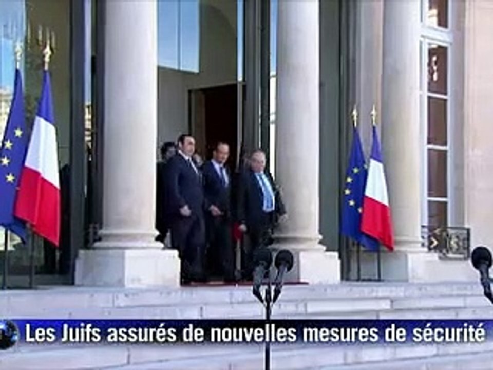 Cellule islamiste: Hollande assure la communauté juive d'une "mobilisation totale de l'Etat"