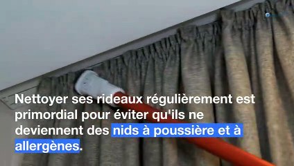 L'astuce pour laver ses rideaux sans machine