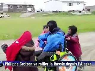 Philippe Croizon: l'exploit entre deux îles furtives du détroit de Béring