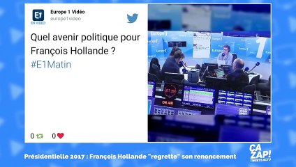 François Hollande regrette son renoncement : les internautes réagissent !