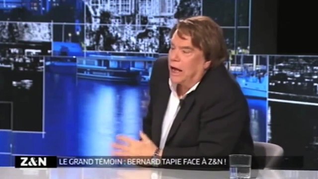 Le clash entre Bernard Tapie et Eric Zemmour : Je vais t'en mettre une !
