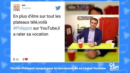 Florian Philippot lance sa chaîne Youtube : les internautes s'en donnent à coeur joie !
