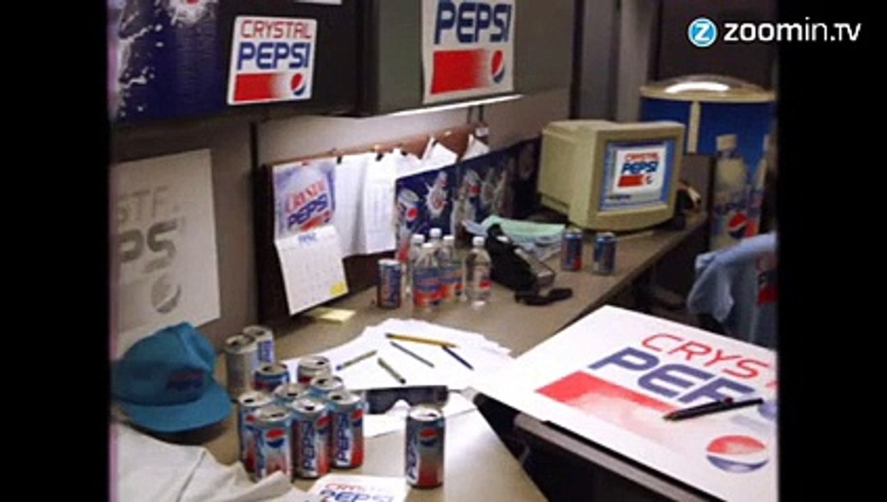 Un spot pétillant pour le lancement du Crystal Pepsi !