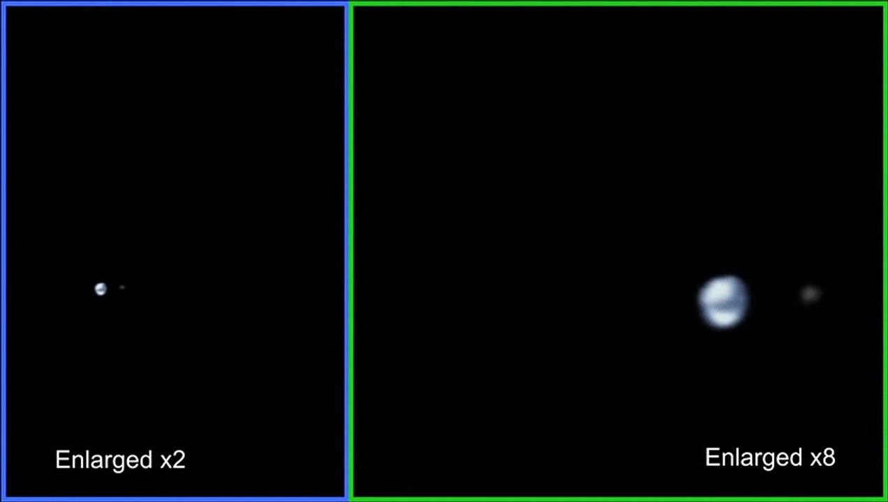 Premières images réelles de la Lune orbitant autour de la Terre