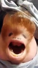 Quand un menton chante une chanson