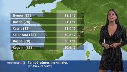 Le bulletin météo du 31-07-2018 13 heures