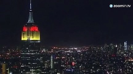 L'Empire State Building aux couleurs de l'Allemagne