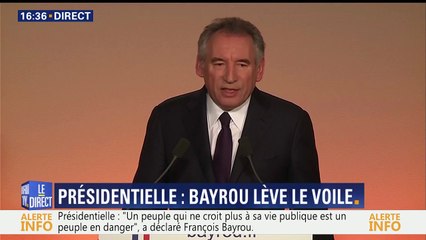 François Bayrou ne se présente pas à la présidentielle : "J'ai décidé de faire à Emmanuel Macron une offre d'alliance"