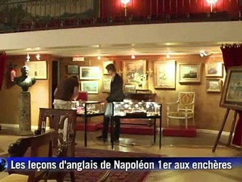 Les leçons d'anglais de Napoléon à Sainte-Hélène vendues 90.000 euros