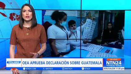 El Consejo Permanente de la OEA se mostró preocupado por la “judicialización” de las elecciones en Guatemala