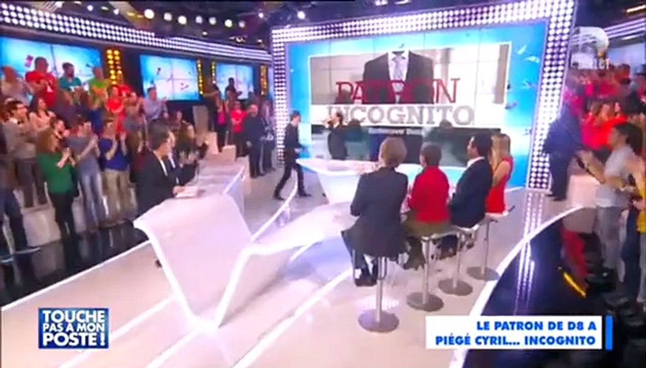 Quand le patron de D8 parodie Patron Incognito et piège Touche pas à mon poste