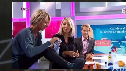 Sophie Davant, la vaseline et le fou rire en direct !