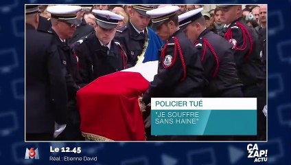 Le poignant discours du compagnon du policier tué sur les Champs-Elysées