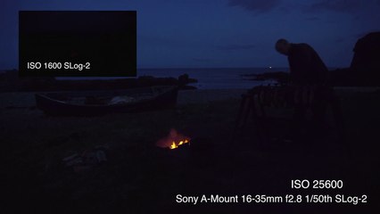 Vous voyez le pêcheur dans la nuit ? Non alors montons la sensibilité (Sony A7s)