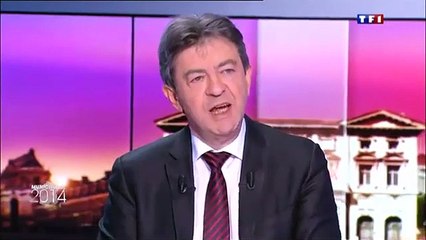 Municipales 2014: Jean-Luc Mélenchon quitte le plateau de TF1