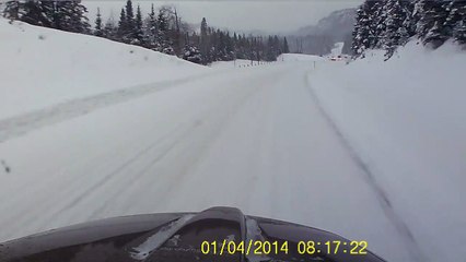 Deux camions s'évitent de justesse