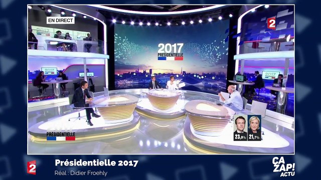 Le lapsus d'Anne-Claire Coudray en direct sur Marine Le Pen