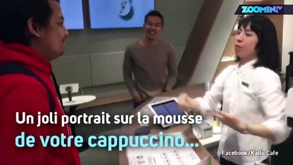 Votre cappuccino décoré avec votre visage ? Possible !