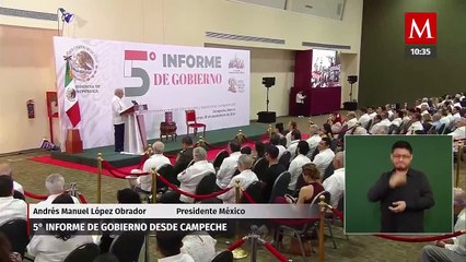 Скачать видео: AMLO defiende libros de texto en informe; destaca que se repartieron en 30 estados