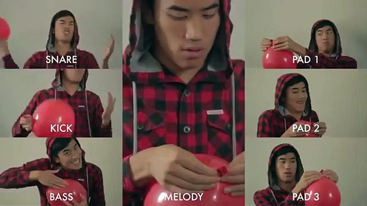 Il rejoue la chanson "99 Luftballons" avec 99 ballons !