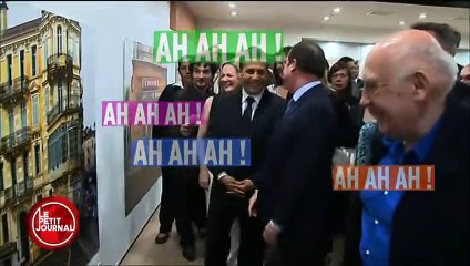 Ce moment gênant où un secrétaire d’Etat rit tout seul à une fausse blague de Hollande